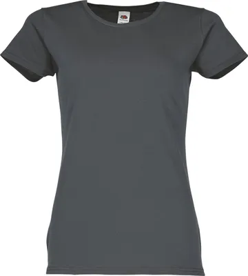 Produktbild von Fruit of the Loom Ladies Iconic 150 T-Shirt Farbe: graphit Größe: S