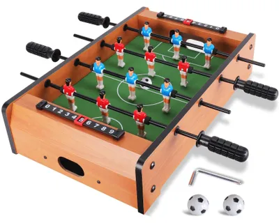 Productafbeelding van Mini tafelvoetbalspel voor kinderen, draagbaar en gemakkelijk op te bergen