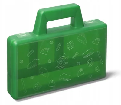 Zdjęcie produktu dla LEGO 40870003 Walizka do sortowania LEGO SORTING CASE TO GO, zielono-przezroczysta