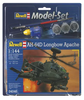 Obrázok produktu pre Revell AH-64D Longbow Apache, Model rotorového lietadla, Montážna sada, 1:144, Boeing AH-64 Apache, Plast, Gulf War