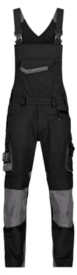 Produktbild von DASSY® Voltic Arbeitslatzhose mit Kniepolstertaschen SCHWARZ/ANTHRAZITGRAU Gr.62 Länge: STANDARD