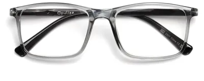 Produktbild von Lesebrille groß, rechteckiges Gestell, +1,00 Dioptrien, mit Federscharniere, für Herren und Damen