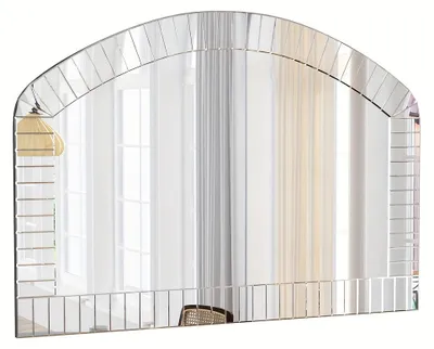 Produktbild von Bogenförmiger Wandspiegel - Wandspiegel - Spiegel - Dekorativer Spiegel - r Spiegel - 100x70 cm