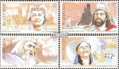 Produktbild von Briefmarken Belgien 1997 Mi 2740-2743 (kompl.Ausg.) postfrisch Opernsänger