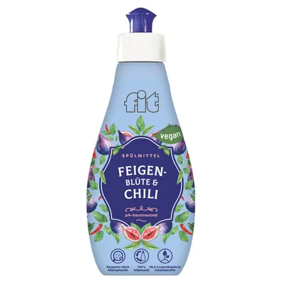 Obrázek produktu pro Fit prostředek na mytí nádobí s vůní fíkového květu a chilli vegan 400ml