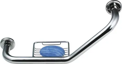 Zdjęcie produktu dla Uchwyt na mydło Sapho, 400x250x120mm, polerowana stal nierdzewna