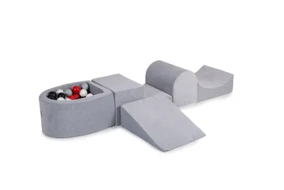 Produktbild von Schaumstoff Bausteine Kinder mit Bällebad - Softbausteine Baby