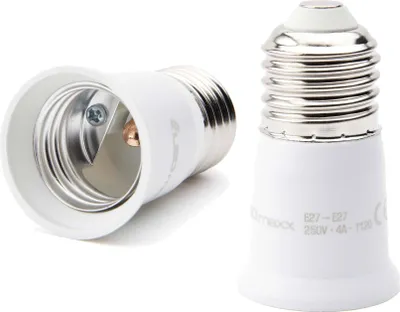 Produktbild von Lampenfassung E27 auf E27 Adapter Verlängerung