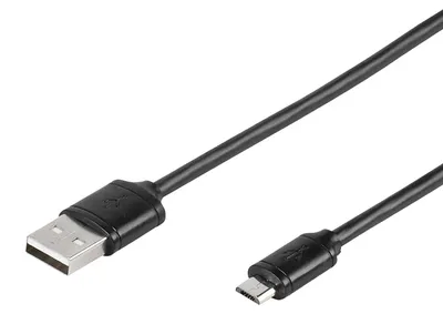 Produktbild von VIVanco™Kabel mit USB Typ A Stecker und Micro-USB Stecker