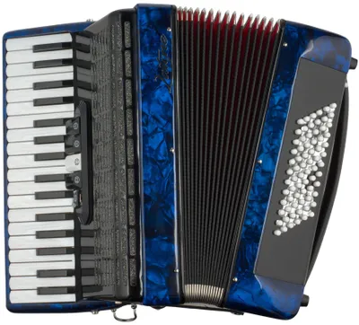 Image de Latone MasterChord 34K 72BL Accordéon à clavier bleu