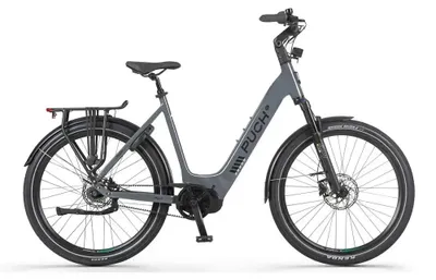 Produktbild von Puch E-Dance S SUV N7 - E-Bike - 28 Zoll - 250W Motor - 160 km Reichweite - 7-Gang - Hydraulische Scheibenbremsen - 540Wh Akku - Tiefeinsteiger - Federgabel - Basaltgrau Glänzend