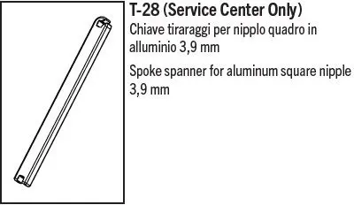 Produktbild von Service FULCRUM Werkzeug 3,9 mm Vierkantnippel (nur S.C.)