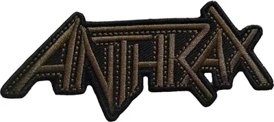 Produktbild von Anthrax - Logo - Aufnäher zum Aufbügeln RO4082 (Einheitsgröße) (Braun)