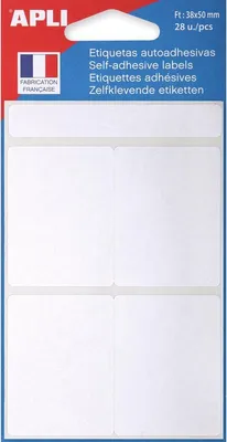 Obrázek produktu pro agipa Vielzweck-Etiketten, 38 x 50 mm, weiá