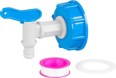 Obrázek produktu pro Ventil Strend Pro, zahradní, 3/4", 16 mm, s redukcí na IBC nádrž, PVC
