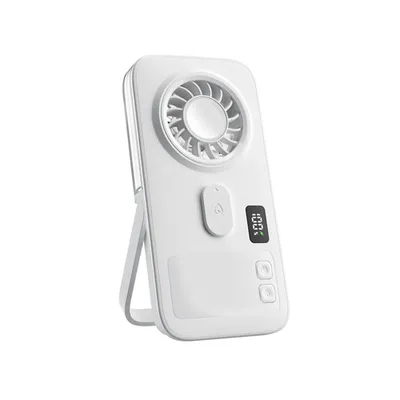 Produktbild von Handventilator mit Sprühnebel und Akku Aufladbar Mini Ventilator Tischventilator USB Tragbar Fan für Büro und Outdoor Weiß