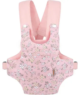 Immagine prodotto di Marsupio per bambole, fascia per bambini, da portare addosso con spallacci regolabili, 3 modalità di utilizzo, 100% cotone, colore rosa