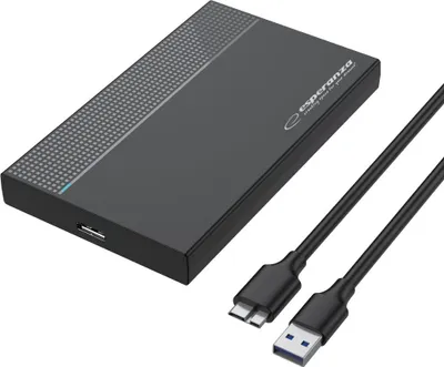 Produktbild von Esperanza Externes Festplatten-/SSD-Gehäuse für 2,5-Zoll-Festplatte