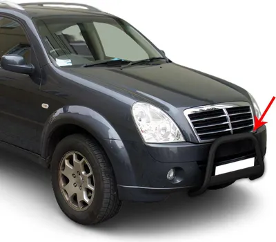 Immagine prodotto di Barra di protezione paraurti anteriore per Ssangyong Rexton 2006-2012 ø63mm acciaio nero