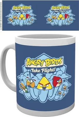 Zdjęcie produktu dla Kubek ceramiczny ANGRY BIRDS 300 ml (MG0217)