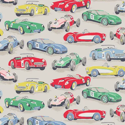 Produktbild von Cath Kidston Vliestapete Oldtimer 1000x52cm