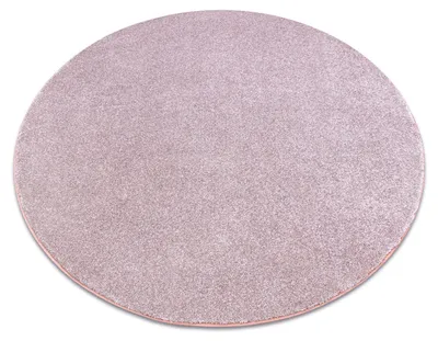Produktbild von Teppich rund SAN MIGUEL erröten rosa 61 eben, glatt, einfarbig Rosa rund 100 cm