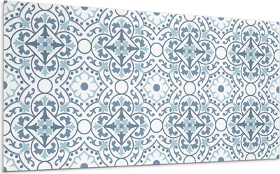 Produktbild von Pflanzenmuster In Ornamenten – Selbstklebende Fliesen – Wandverkleidung – Wandpaneel – PVC Fliesen – Vinylflisen – PCV Flisen – Selbstklebend – Wanddeko – 6 Stück 60 x 30 cm