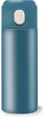 Produktbild von Kleine Thermosflasche 420 ml, Edelstahl, Vakuumisoliert, BPA-frei, für Sport und Camping