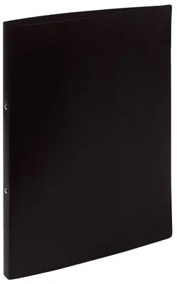 Image de Classeur à anneaux en PP avec 2 anneaux DIN A4 noir