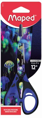 Image de maped 466918 maped Kinderschere Deepsea Paradise blau/schwarz 16,0 cm