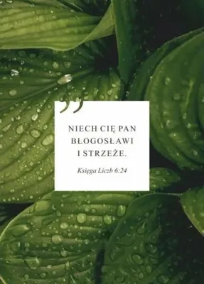 Productafbeelding van Karnet - Niech Cię Pan błogosławi - liście - Koinonia
