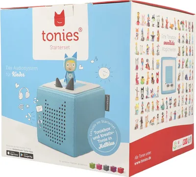 Image de Tonies Toniebox Starterset bleu Haut-parleur