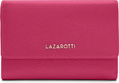Produktbild von Lazarotti Leder Geldbörse Bologna Leather Zip Wallet With 15 Card Slots Hot Pink