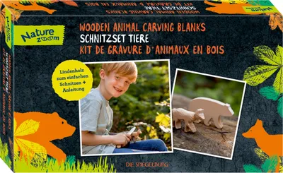Produktbild von Coppenrath Verlag 17043 Schnitzset Tiere Nature Zo