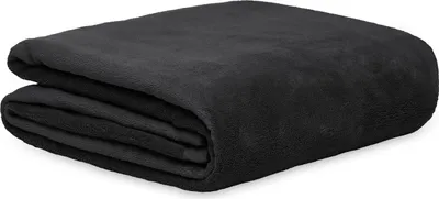 Zdjęcie produktu dla Koc flanelowy Koc narzutowy 220x240 cm Antracyt