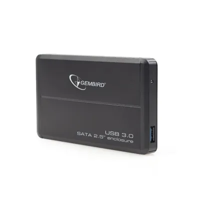 Produktbild von Gembird EE2-U3S-2-S, HDD-Gehäuse, 2.5", SATA, USB Anschluss, Silber