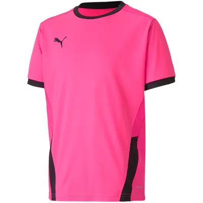 Produktbild von PUMA Uni T-shirt, Fluo Pink-Puma Black, 128