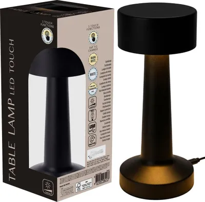 Produktbild von Tischlampe schwarz 21 LED 21 cm