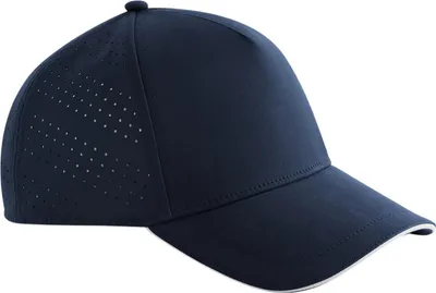 Image de Casquette de baseball Beechfield « Accelerate » PC8146 (taille unique) (marine/blanc)