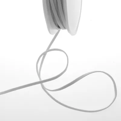 Lederband 3 mm x 25 m, weiß, für Basteln & Dekoration