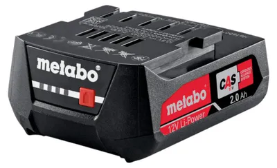 Zdjęcie produktu dla Metabo 625406000, Bateria, 2 Ah, 12 V, Metabo, Czarny, Czerwony