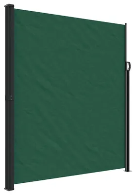 Produktbild von vidaXL Seitenmarkise Ausziehbar Dunkelgrün 220x300 cm