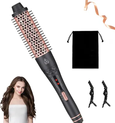 Obrázok produktu pre Termálna kefa 38 mm, 120-200 °C, pre úpravu vlasov, 3-v-1 kulmovacia kefa