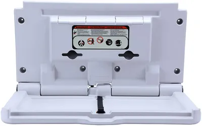 Image de Table à langer murale Commode à langer Baignoire Matelas à langer Étagère à langer Commode à langer Capacité maximale : 80 kg