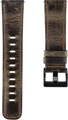 Immagine prodotto di CHPN – Bracciale compatibile con orologi Garmin – Bracciale per Garmin – Marrone scuro – 42 mm – Compatibile con Garmin Vivoactive 3 – Bracciale per smartwatch