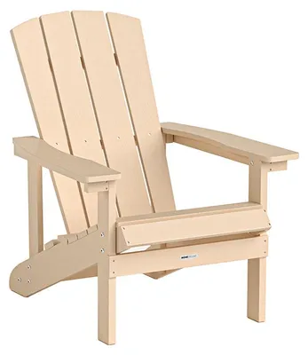 Produktbild von HOME DELUXE Gartenstuhl FAREA – Creme-Weiß | Komfortabler Outdoor-Stuhl aus HDPE-Kunststoff für Terrasse & Garten