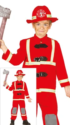 Produktbild von Guirca Feuerwehrmannkostüm Für Jungen 5-6 Years 5-6 Years