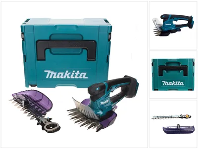 Produktbild von Makita DUM 604 ZXJ Akku Grasschere 18 V mit Gras- und Strauchscherblatt + Makpac - ohne Akku, ohne Ladegerät