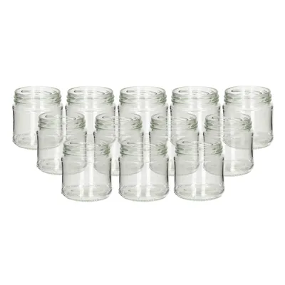 Obrázek produktu pro Skleněné sklenice 200 ml (12 kusů) - ideální na zavařování