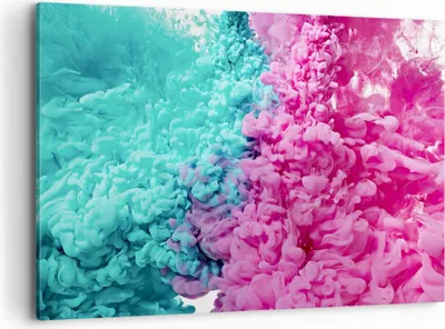 Produktbild von Bild auf Leinwand - Leinwandbild - Abstraktion modern - 120x80cm - Wand Bild - Wanddeko - Leinwanddruck - Bilder - Kunstdruck - Wanddekoration - Leinwand bilder - Wandkunst - AA120x80-3908